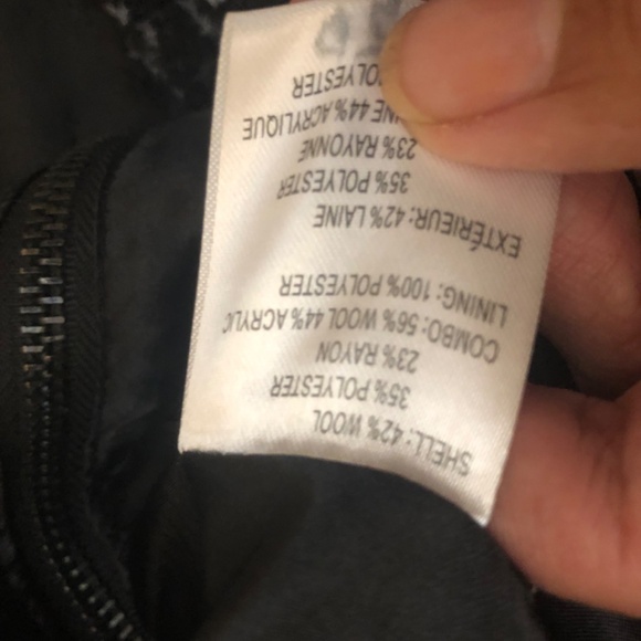 Multi Look Business Casual Wool Blend Medium Classic Coat - Picture 7 of 10